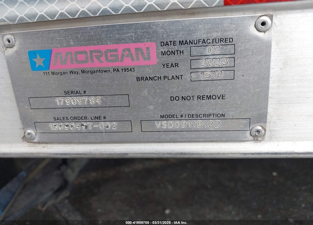 2023 QUALITY TRAILERS CARGO TRAILER/FOOD T VIN: 1Z9Z1EL24PP475646
