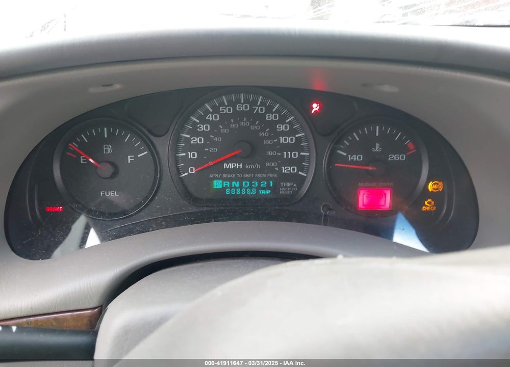 2001 CHEVROLET IMPALA VIN: 2G1WF52K419376785