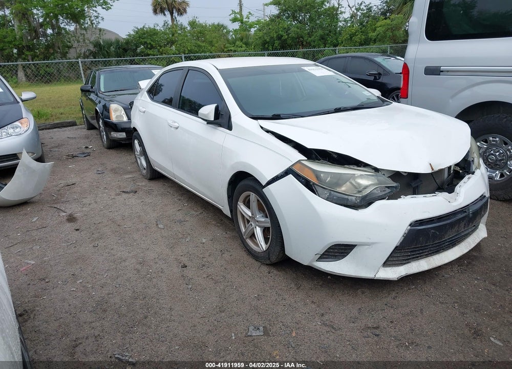 2015 TOYOTA COROLLA LE VIN: 2T1BURHEXFC269445