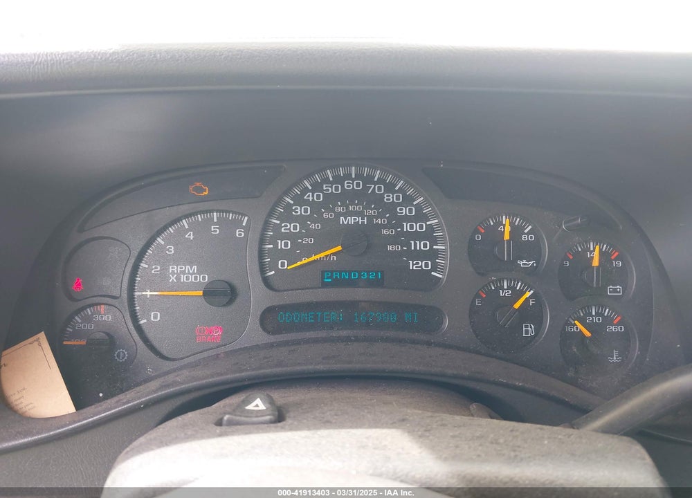 2003 CHEVROLET SILVERADO 2500HD LS/LT VIN: 1GCHK23UX3F177762