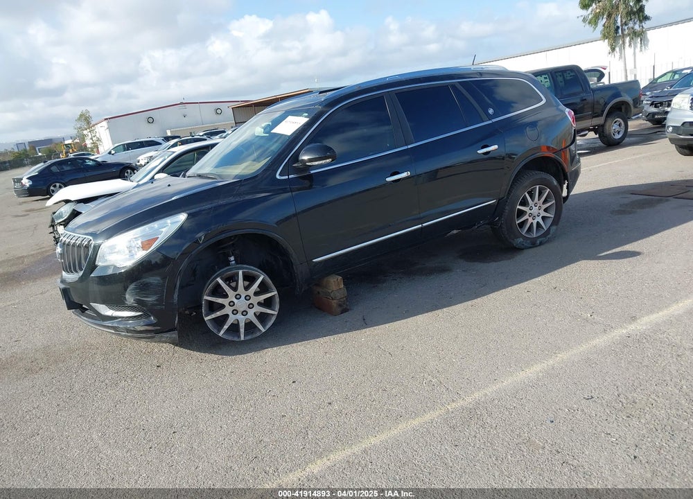 2017 BUICK ENCLAVE LEATHER VIN: 5GAKRBKD3HJ249524