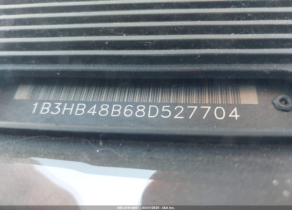 2008 DODGE CALIBER SXT VIN: 1B3HB48B68D527704