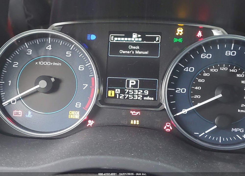 2016 SUBARU CROSSTREK VIN: JF2GPABC5G8298615