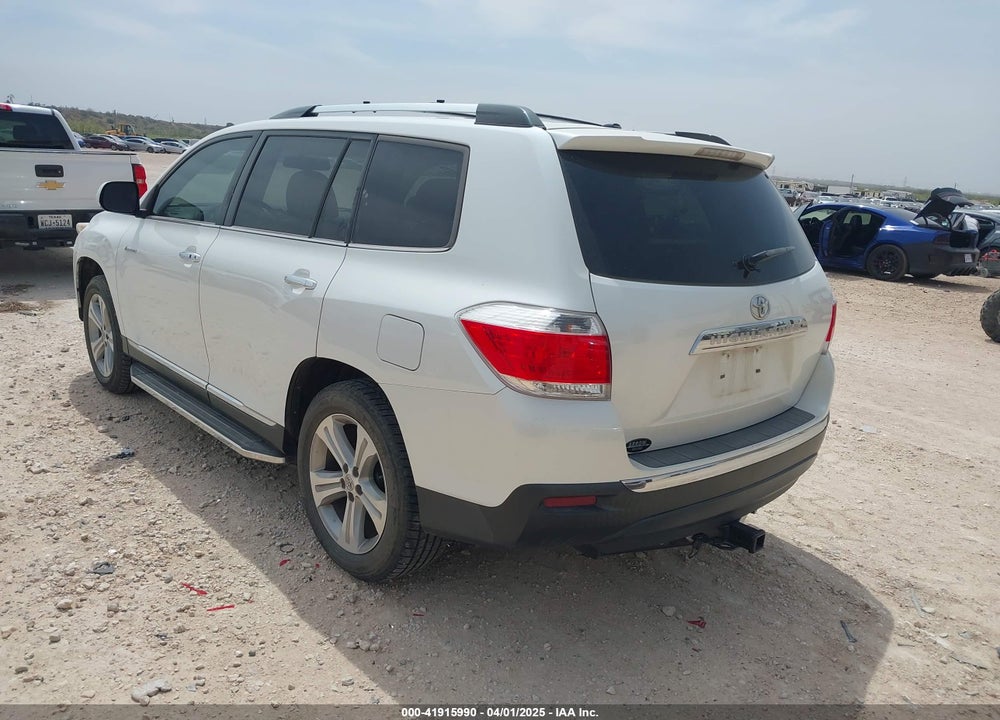 2013 TOYOTA HIGHLANDER LIMITED V6 VIN: 5TDYK3EH5DS121087