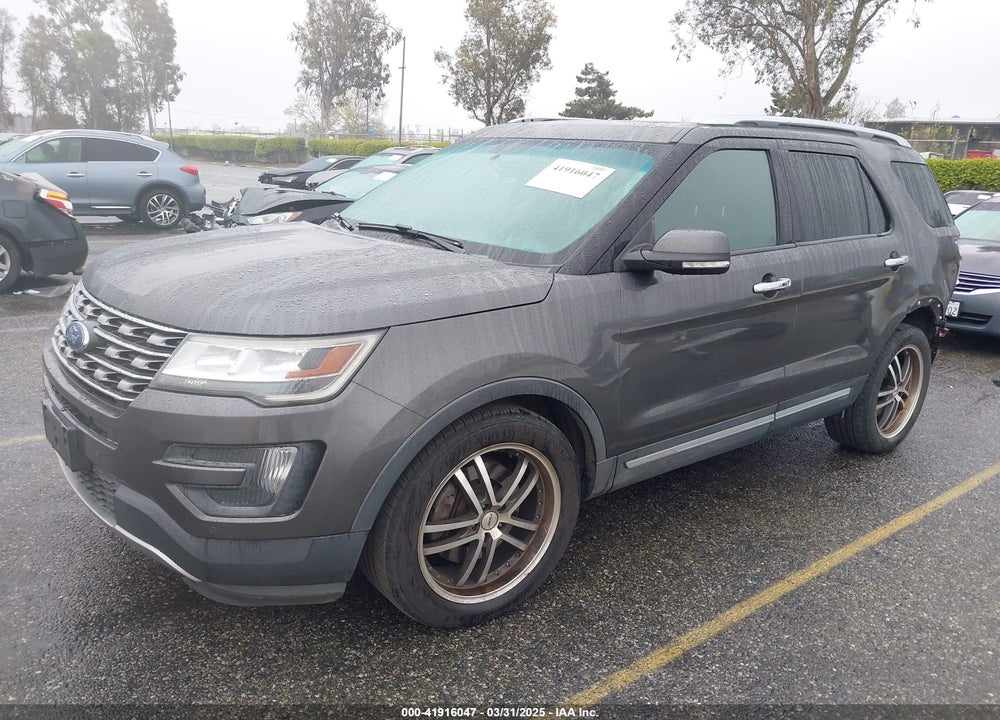 2016 FORD EXPLORER VIN: 1FM5K7F83GGA27227