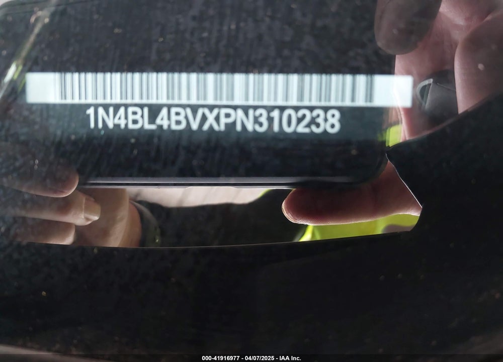 2023 NISSAN ALTIMA VIN: 1N4BL4BVXPN310238