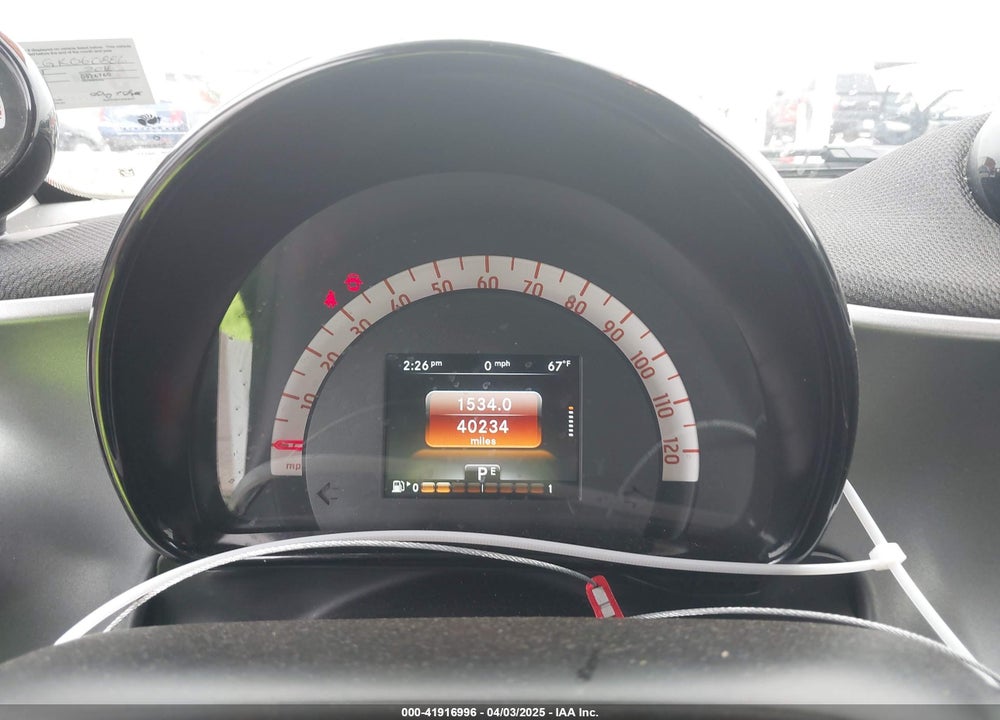 2016 SMART FORTWO PASSION/PRIME/PROXY/PURE VIN: WMEFJ5DA4GK060886