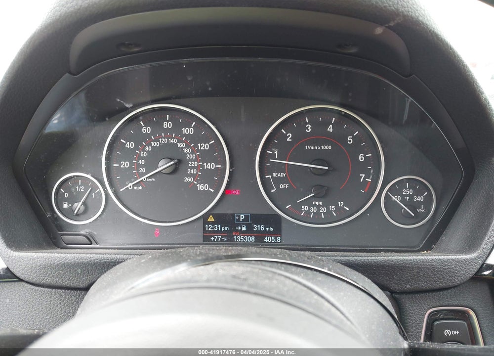 2013 BMW 3 SERIES VIN: WBA3A5C57DF602635