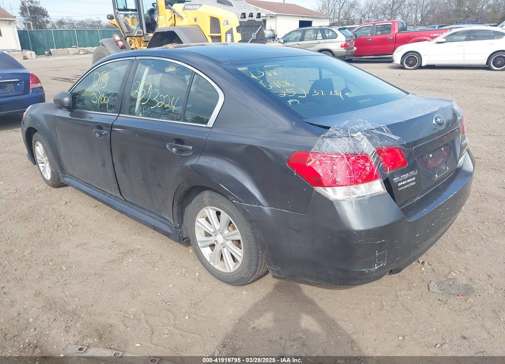 2011 SUBARU LEGACY VIN: 4S3BMBG68B3232706