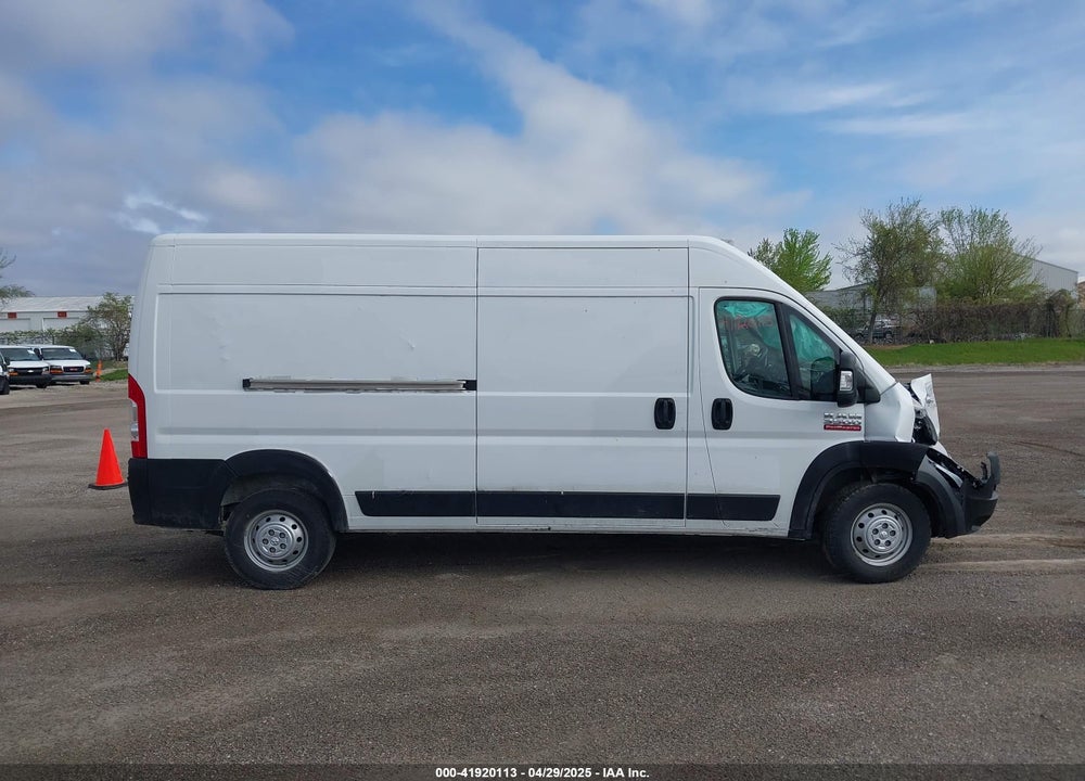 2022 RAM PROMASTER 3500 HIGH ROOF 159 WB VIN: 3C6MRVHG0NE109375