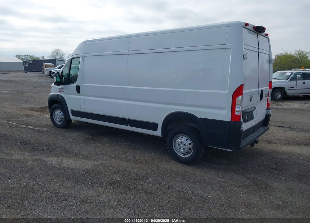 2022 RAM PROMASTER 3500 HIGH ROOF 159 WB VIN: 3C6MRVHG0NE109375