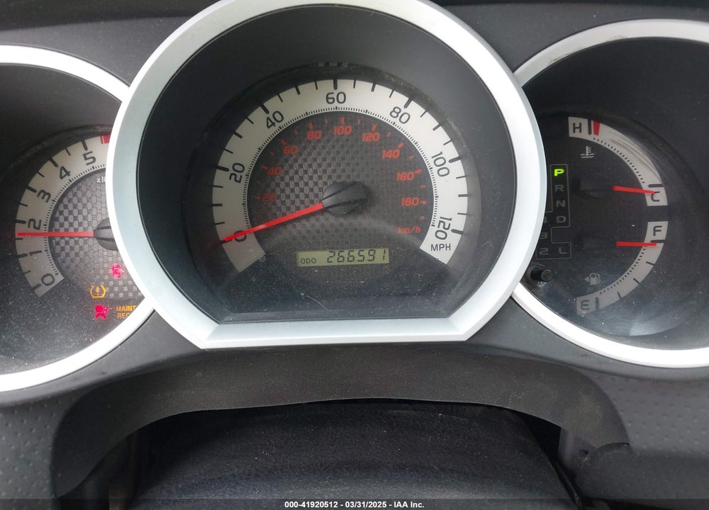 2011 TOYOTA TACOMA PRERUNNER V6 VIN: 3TMKU4HNXBM029588
