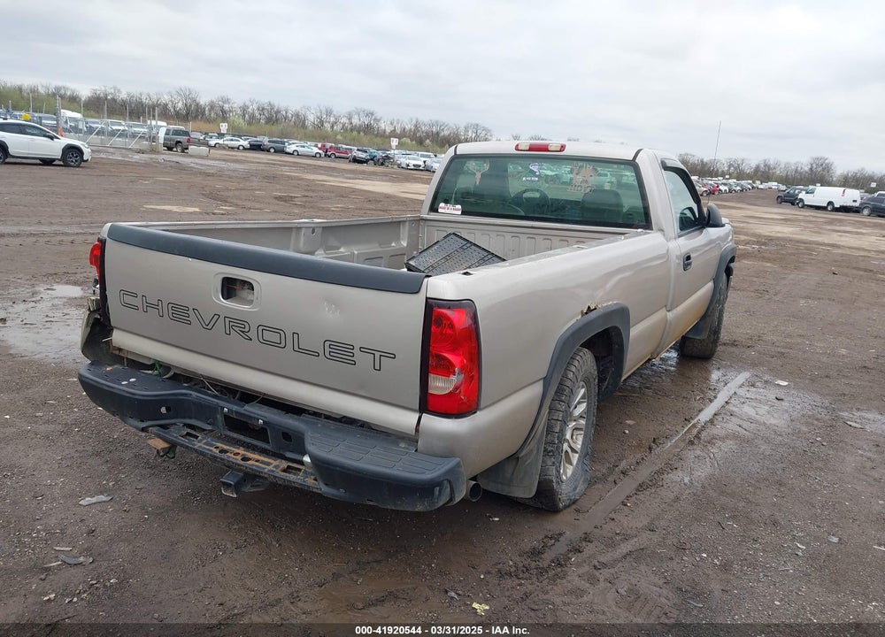 2004 CHEVROLET SILVERADO 1500 WORK TRUCK VIN: 1GCEK14V24E177704