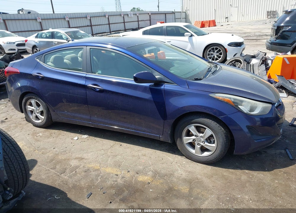 2014 HYUNDAI ELANTRA SE VIN: 5NPDH4AE9EH466001