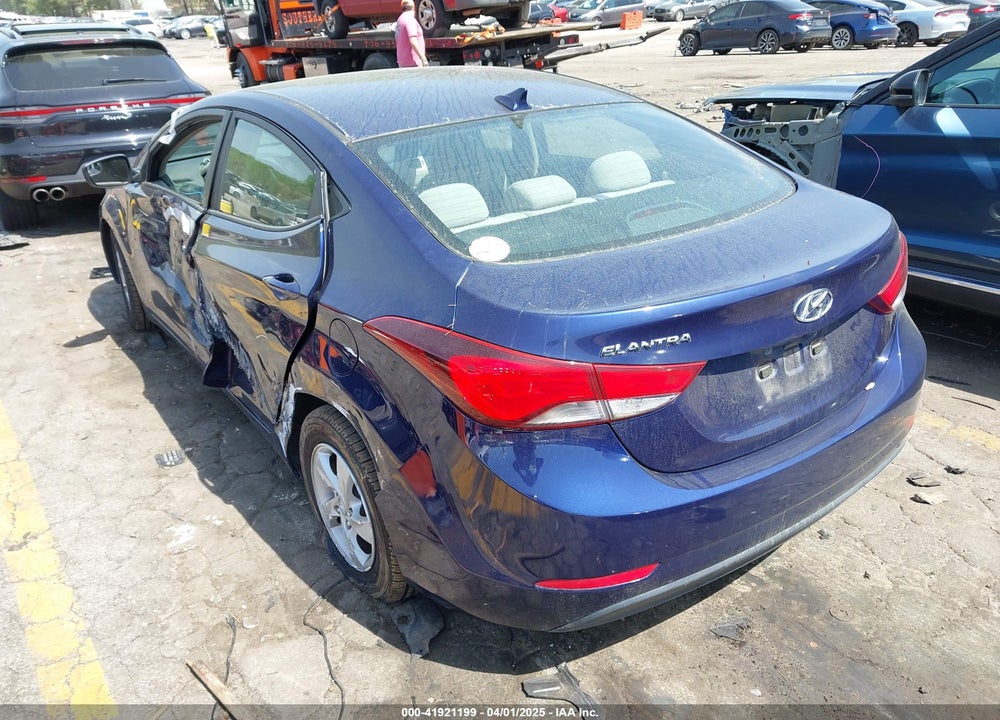 2014 HYUNDAI ELANTRA SE VIN: 5NPDH4AE9EH466001