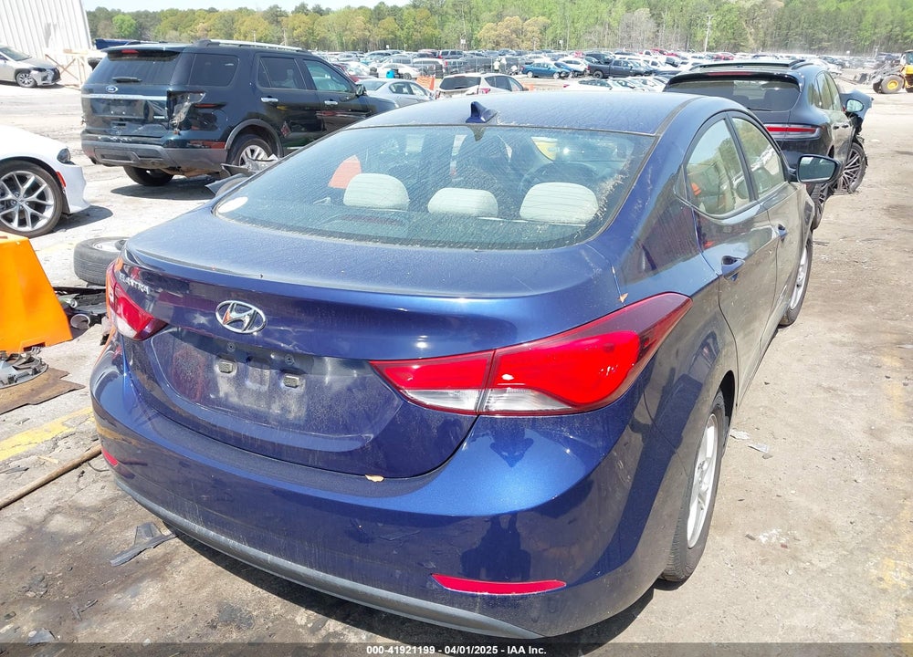 2014 HYUNDAI ELANTRA SE VIN: 5NPDH4AE9EH466001