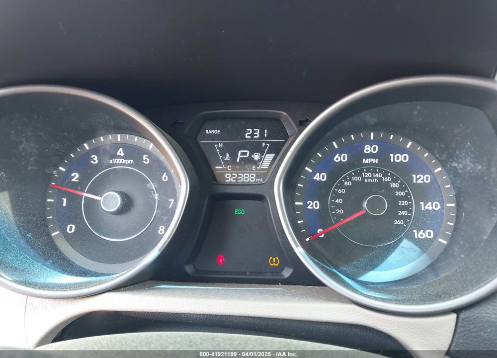 2014 HYUNDAI ELANTRA SE VIN: 5NPDH4AE9EH466001