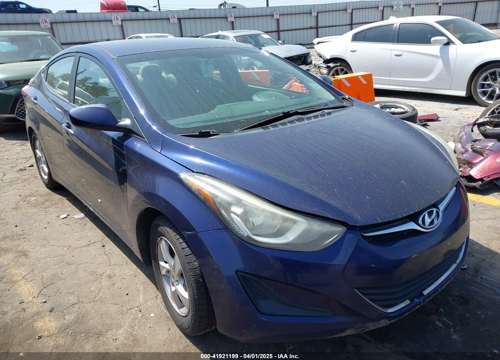 2014 HYUNDAI ELANTRA SE VIN: 5NPDH4AE9EH466001