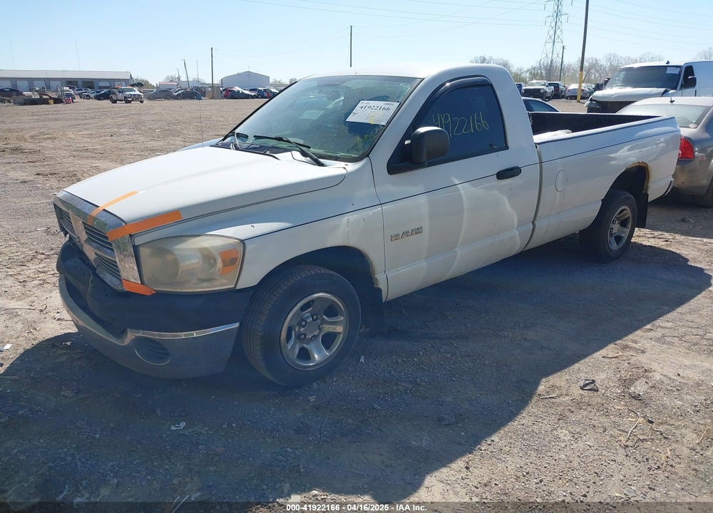 2008 DODGE RAM 1500 ST/SXT VIN: 1D7HA16N68J124942