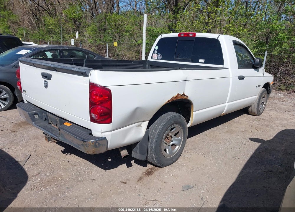 2008 DODGE RAM 1500 ST/SXT VIN: 1D7HA16N68J124942