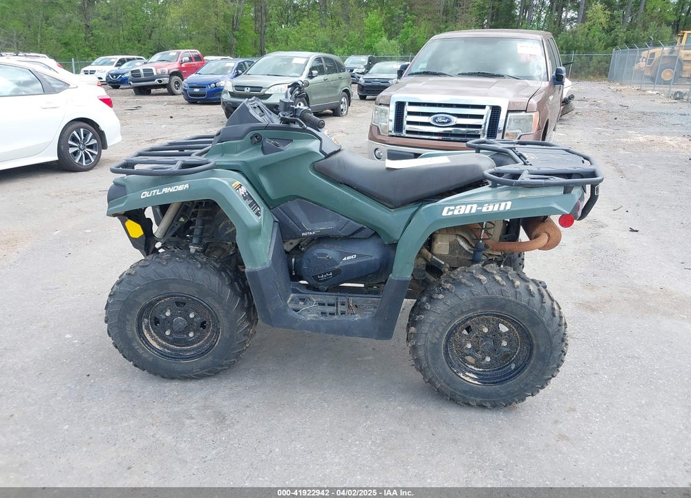2022 CAN-AM OUTLANDER 450/450 DPS/MOSSY OAK HUNTING EDITION 450 DPS VIN: 3JBLGAR41NJ001350