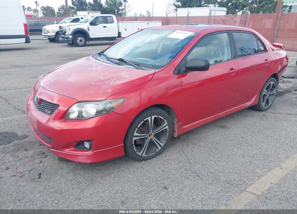 2009 TOYOTA COROLLA XRS VIN: 1NXBE40E79Z052272