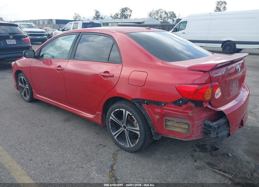 2009 TOYOTA COROLLA XRS VIN: 1NXBE40E79Z052272