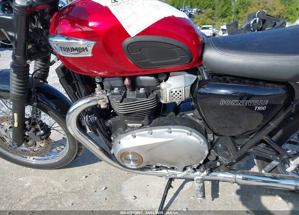 2020 TRIUMPH MOTORCYCLE BONNEVILLE T100 VIN: SMTD10GN8LT963474