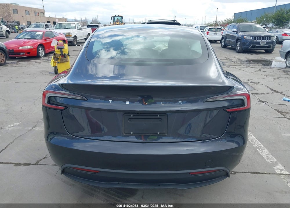2025 TESLA MODEL 3 LONG RANGE REAR-WHEEL DRIVE VIN: 5YJ3E1EA8SF914801