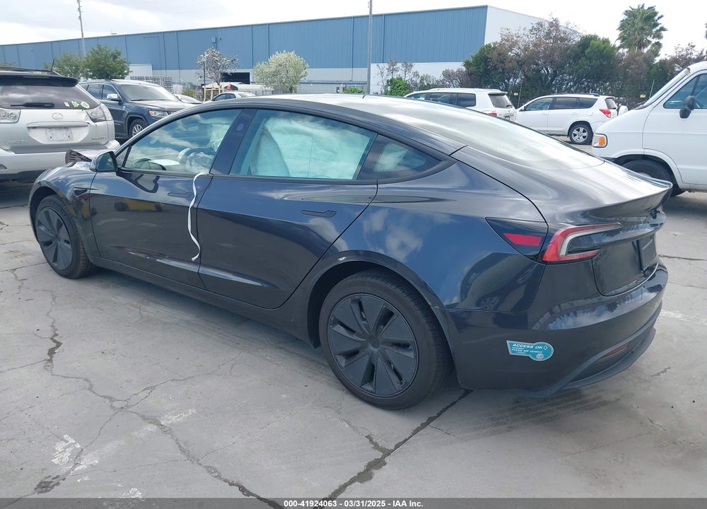 2025 TESLA MODEL 3 LONG RANGE REAR-WHEEL DRIVE VIN: 5YJ3E1EA8SF914801