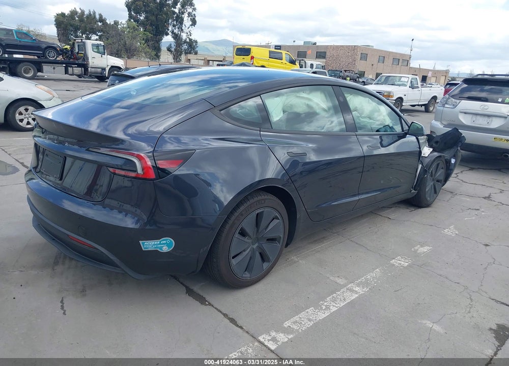 2025 TESLA MODEL 3 LONG RANGE REAR-WHEEL DRIVE VIN: 5YJ3E1EA8SF914801