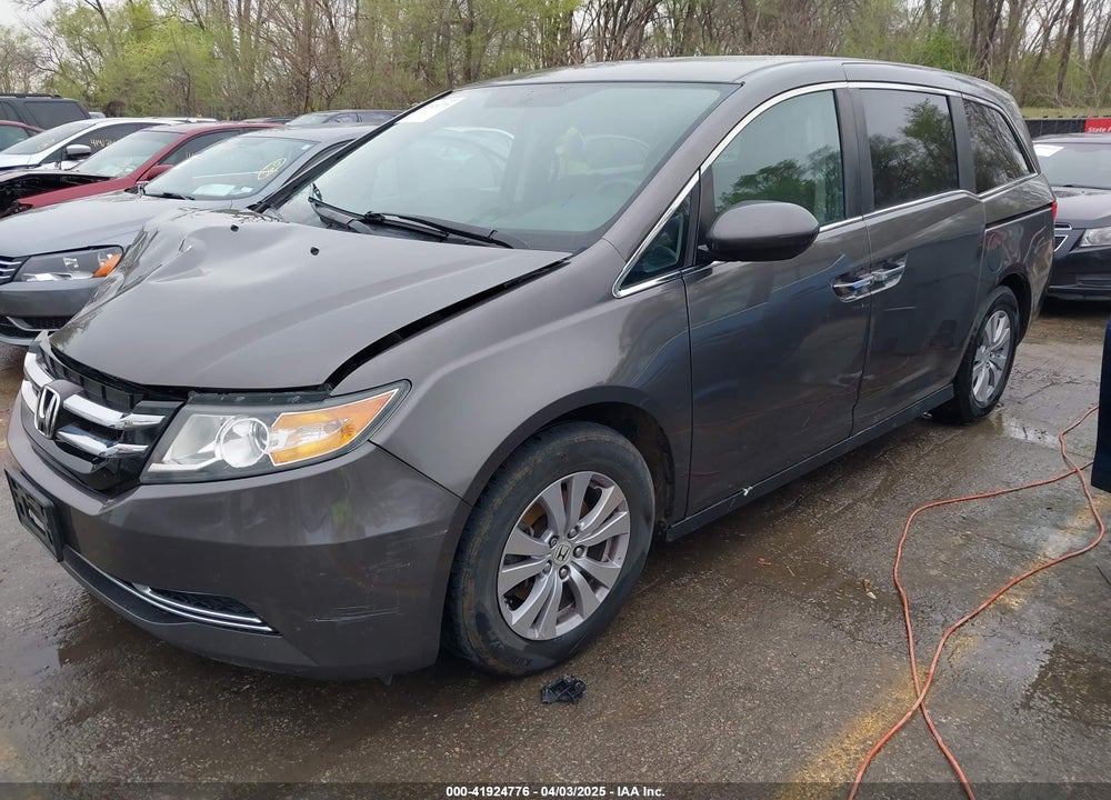 2016 HONDA ODYSSEY SE VIN: 5FNRL5H33GB021222
