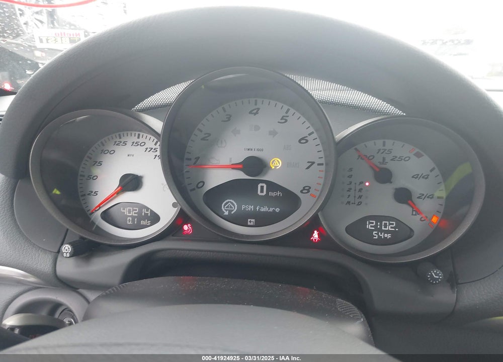 2007 PORSCHE BOXSTER S VIN: WP0CB298X7U730917