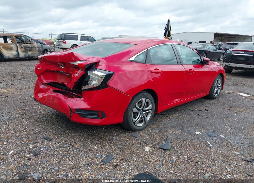 2016 HONDA CIVIC LX VIN: 2HGFC2F57GH520929