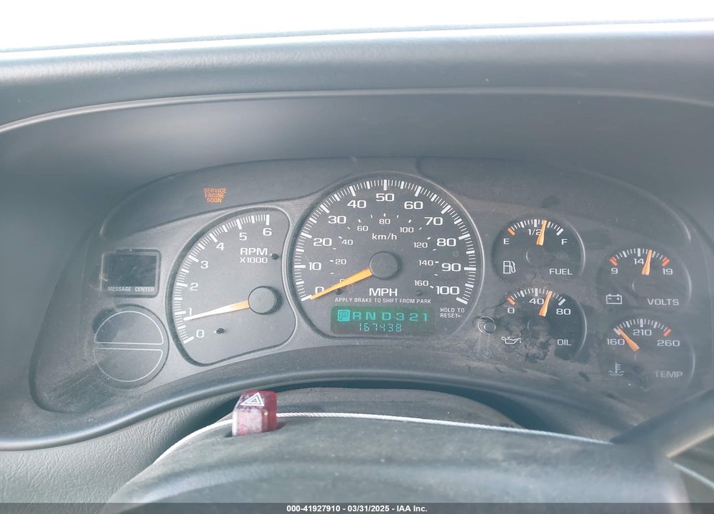 2002 CHEVROLET TAHOE LT VIN: 1GNEK13T32J252373