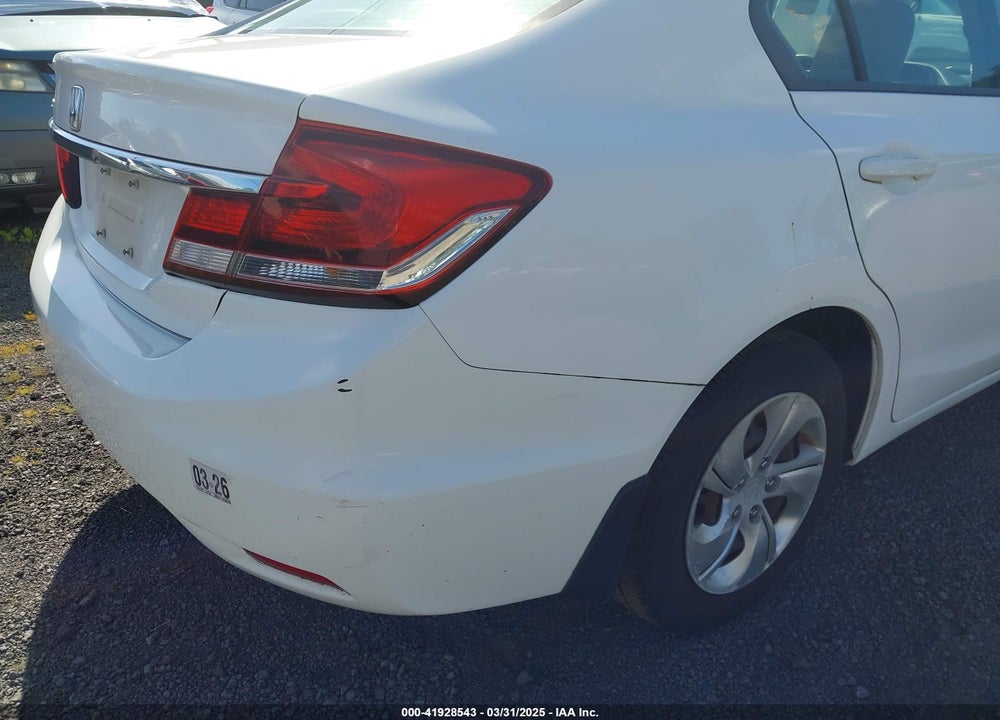 2013 HONDA CIVIC LX VIN: 19XFB2F51DE058196