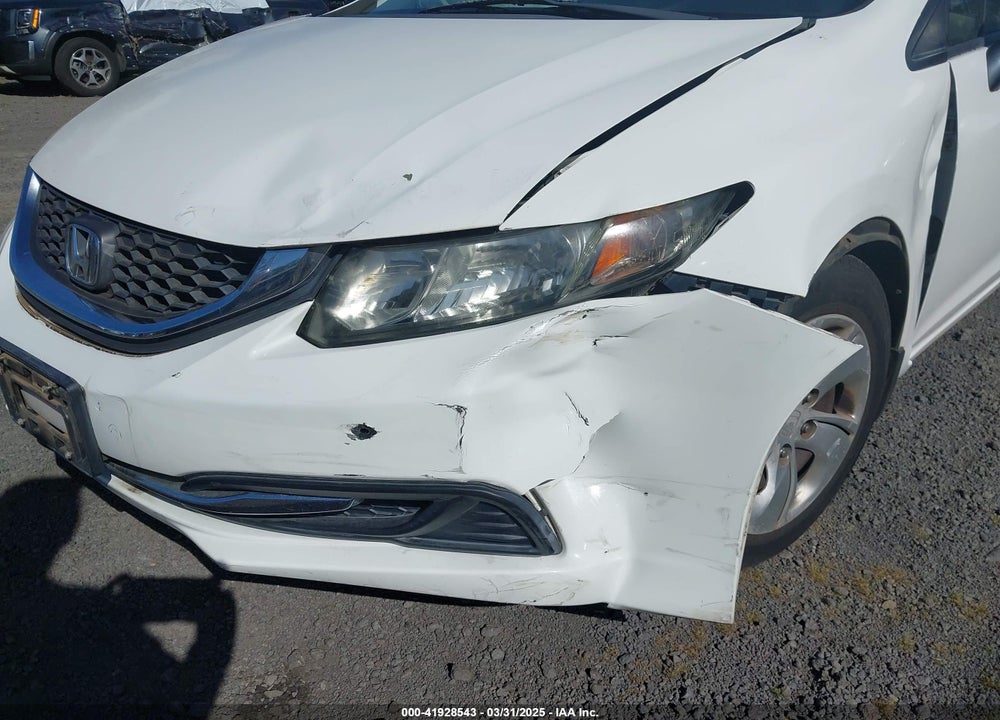 2013 HONDA CIVIC LX VIN: 19XFB2F51DE058196