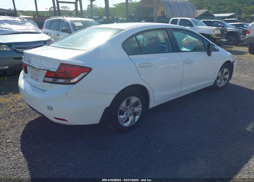 2013 HONDA CIVIC LX VIN: 19XFB2F51DE058196
