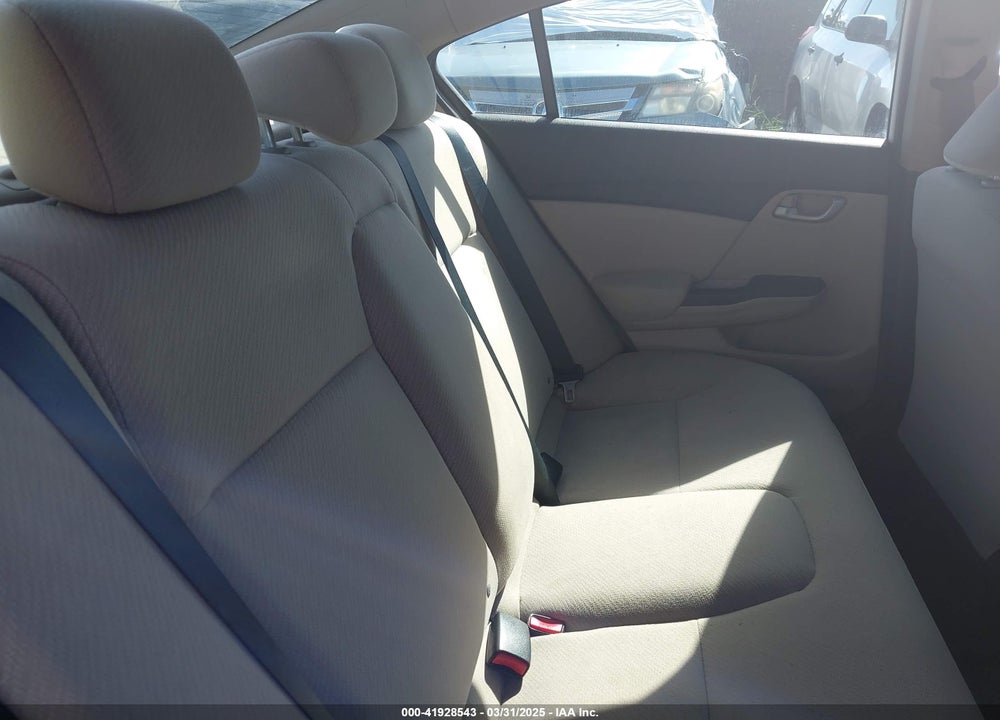 2013 HONDA CIVIC LX VIN: 19XFB2F51DE058196