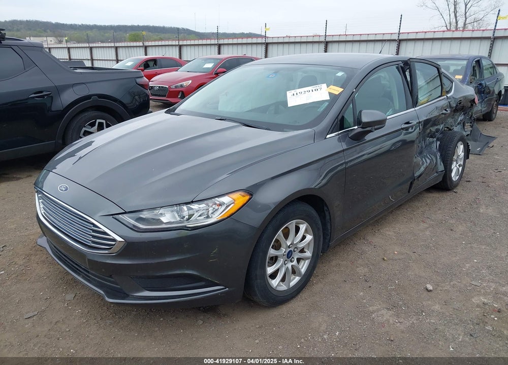 2017 FORD FUSION S VIN: 3FA6P0G76HR157171