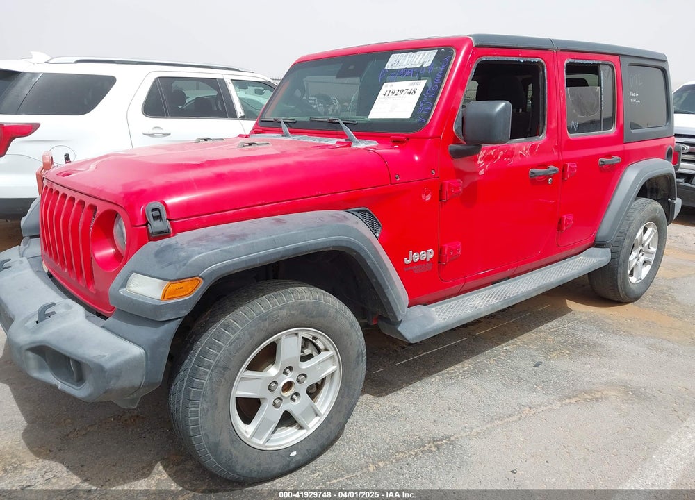 2020 JEEP WRANGLER UNLIMITED SPORT S 4X4 VIN: 1C4HJXDNXLW198103