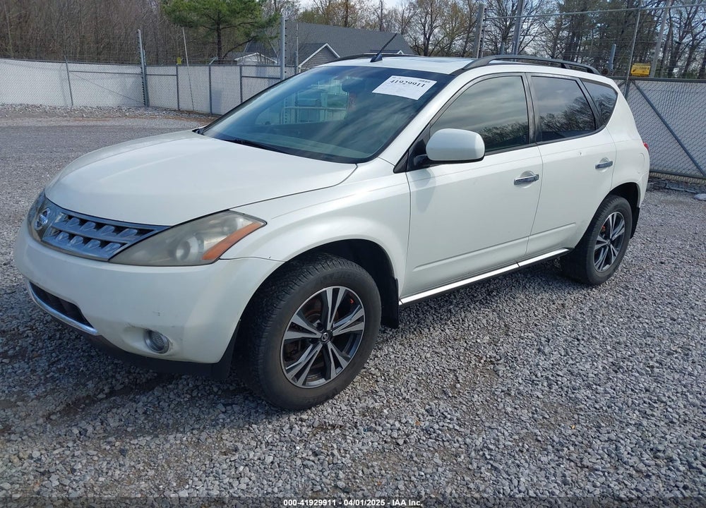 2006 NISSAN MURANO SL VIN: JN8AZ08T86W401654