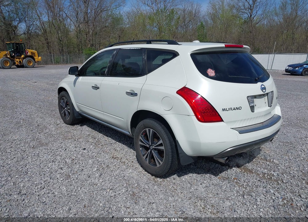 2006 NISSAN MURANO SL VIN: JN8AZ08T86W401654