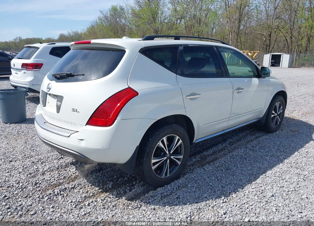2006 NISSAN MURANO SL VIN: JN8AZ08T86W401654