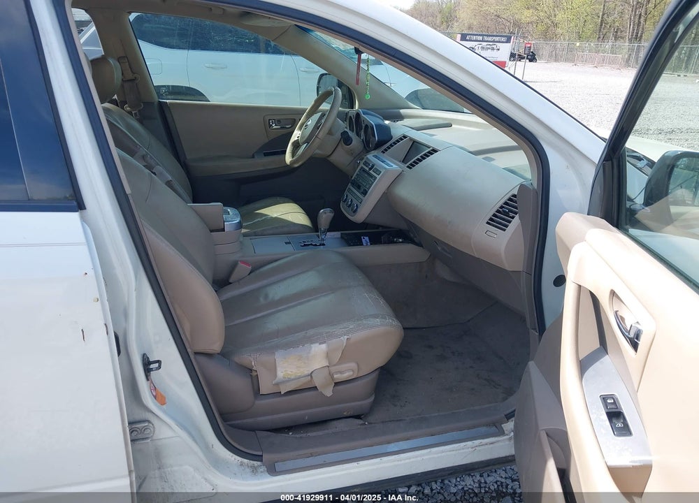 2006 NISSAN MURANO SL VIN: JN8AZ08T86W401654