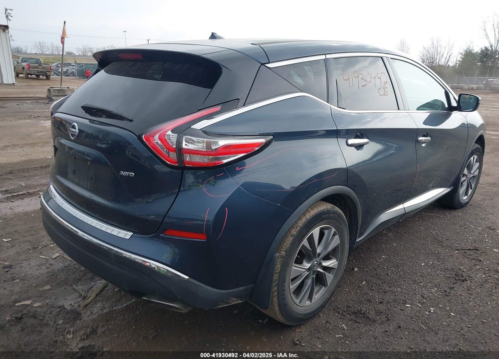 2016 NISSAN MURANO S VIN: 5N1AZ2MHXGN131516