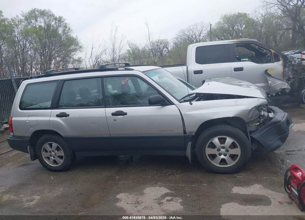 2000 SUBARU FORESTER L VIN: JF1SF635XYH722757