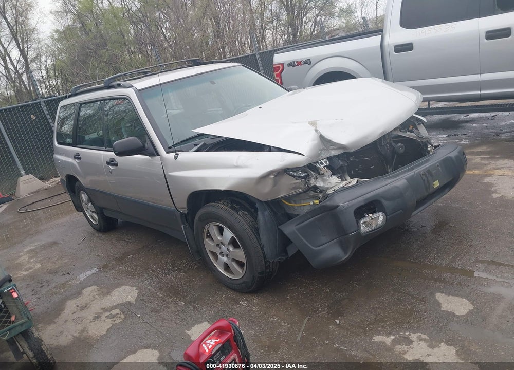 2000 SUBARU FORESTER L VIN: JF1SF635XYH722757