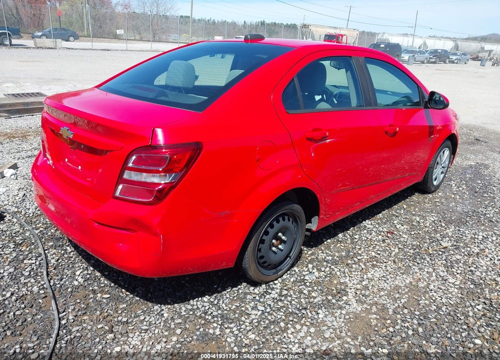 2017 CHEVROLET SONIC VIN: 1G1JB5SH3H4163902