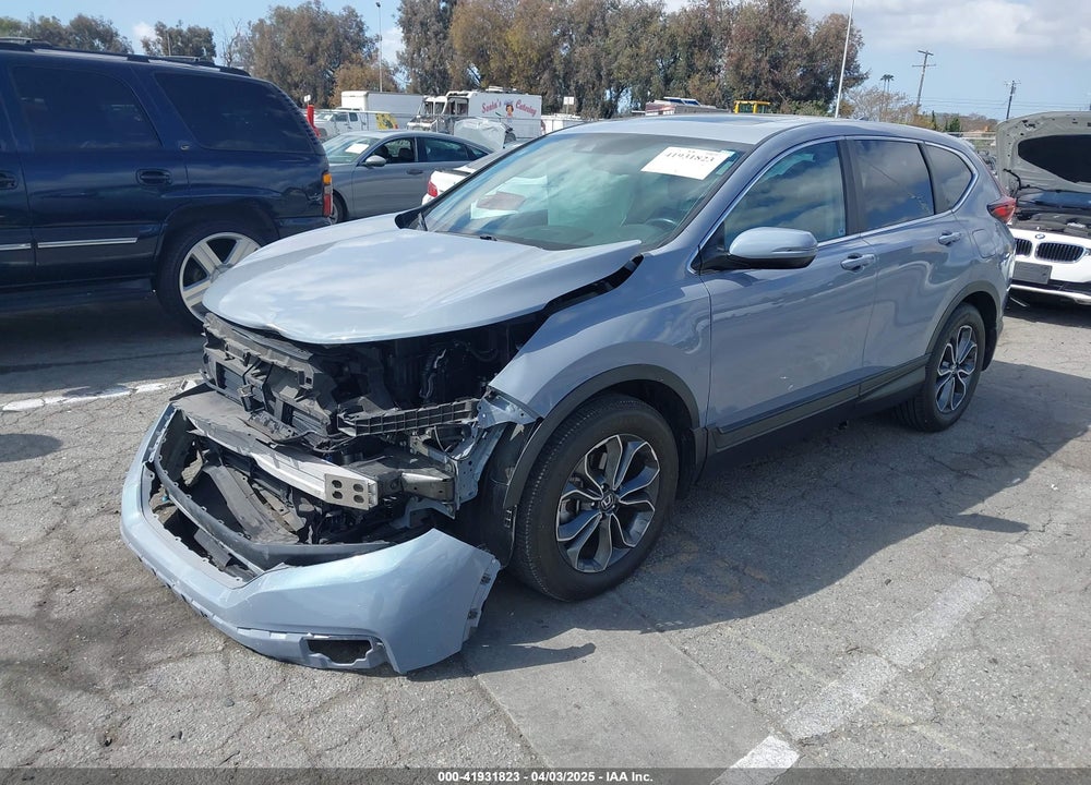 2022 HONDA CR-V 2WD EX-L VIN: 2HKRW1H89NH400221